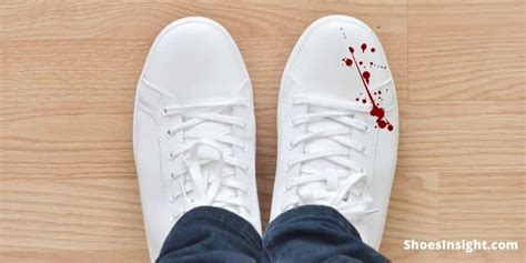 how to get fake blood out of white shoes|how to get blood off shoes.